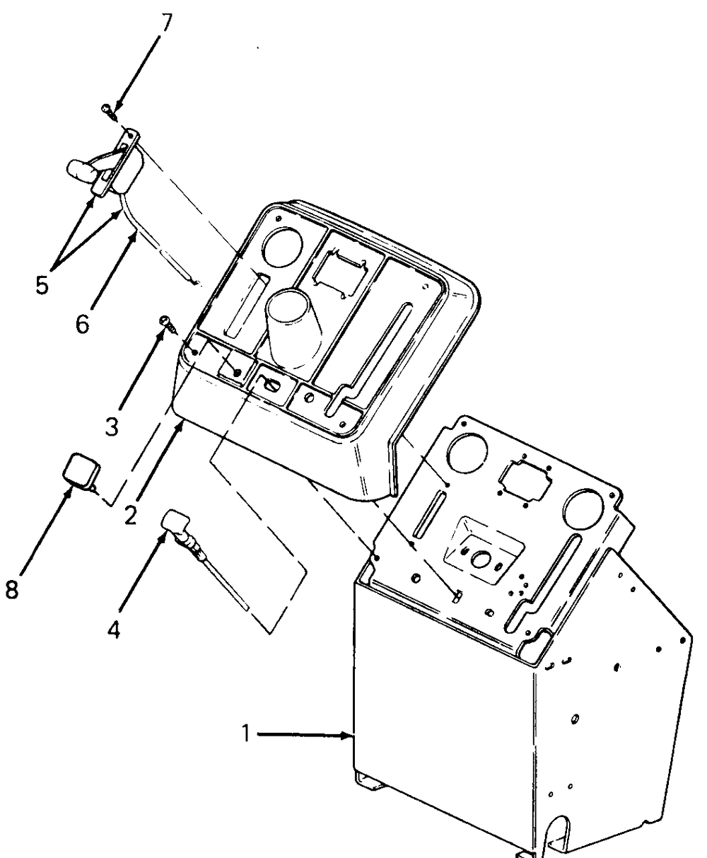 Pedestal, Engine Controls And Instrument Panel Diagram and Parts List for 1320 147008-207400-130232100-131232F100-139232100 Cub Cadet Lawn Tractor